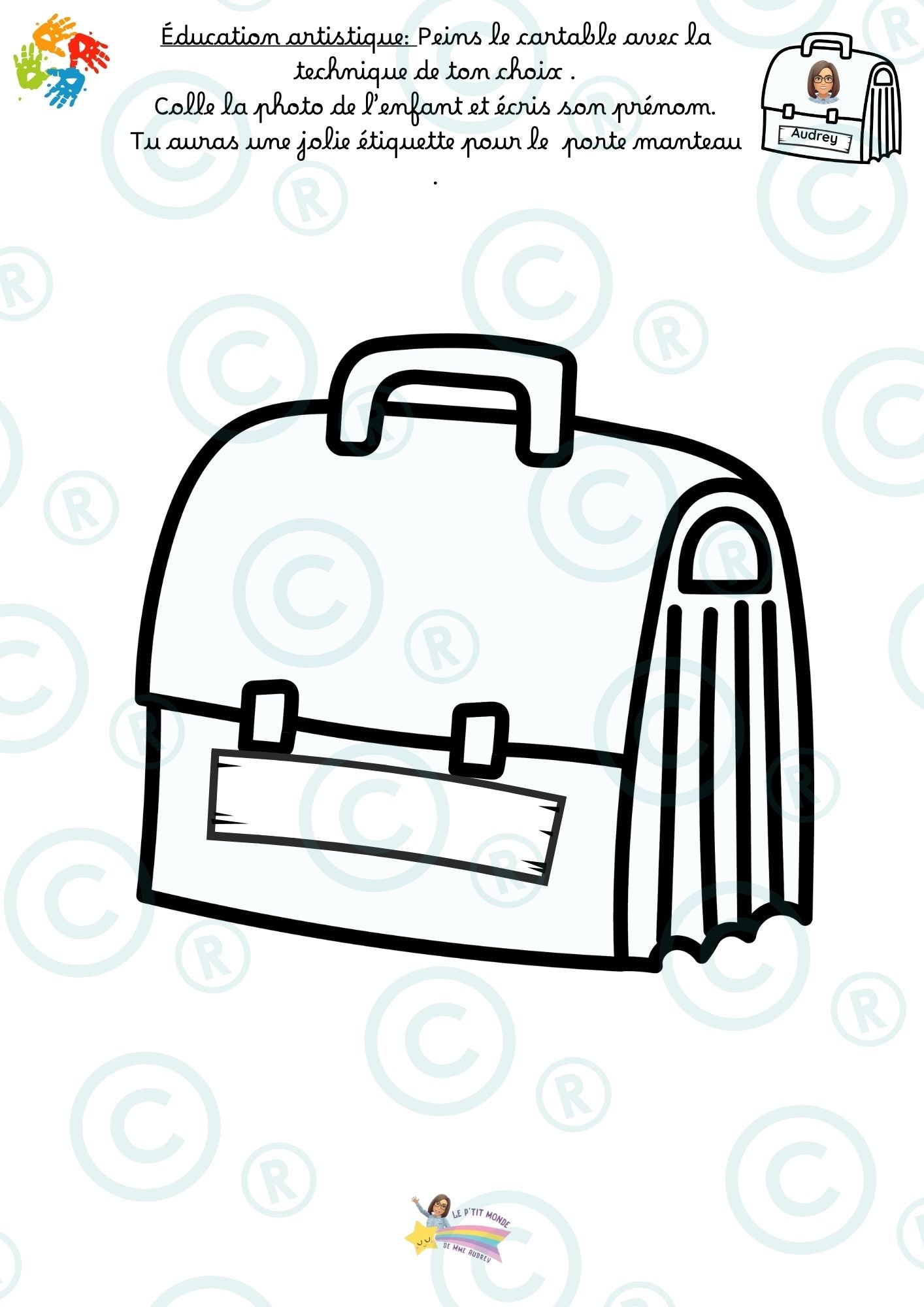 Mon dossier d'activités pour la RENTRÉE des classes PDF ( Maternelle)