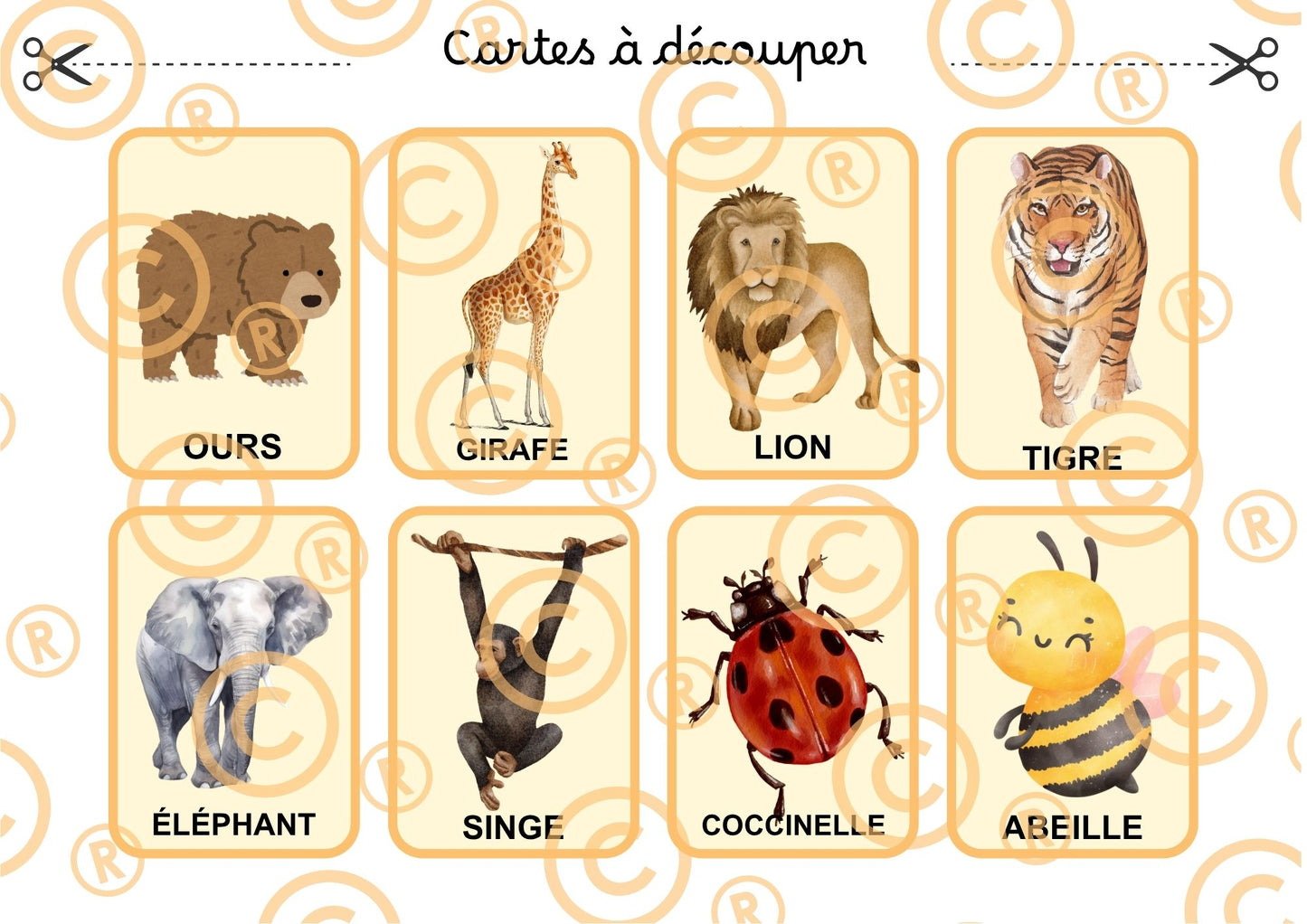 PDF Loto des animaux PDF