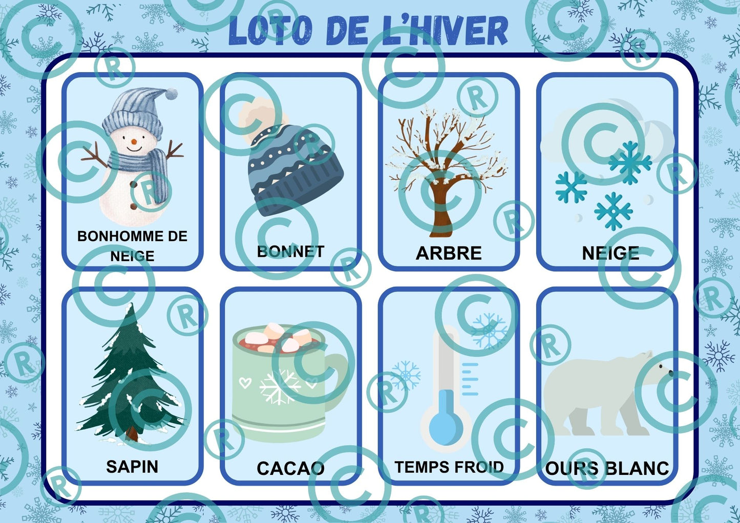 PDF loto de l'hiver PDF