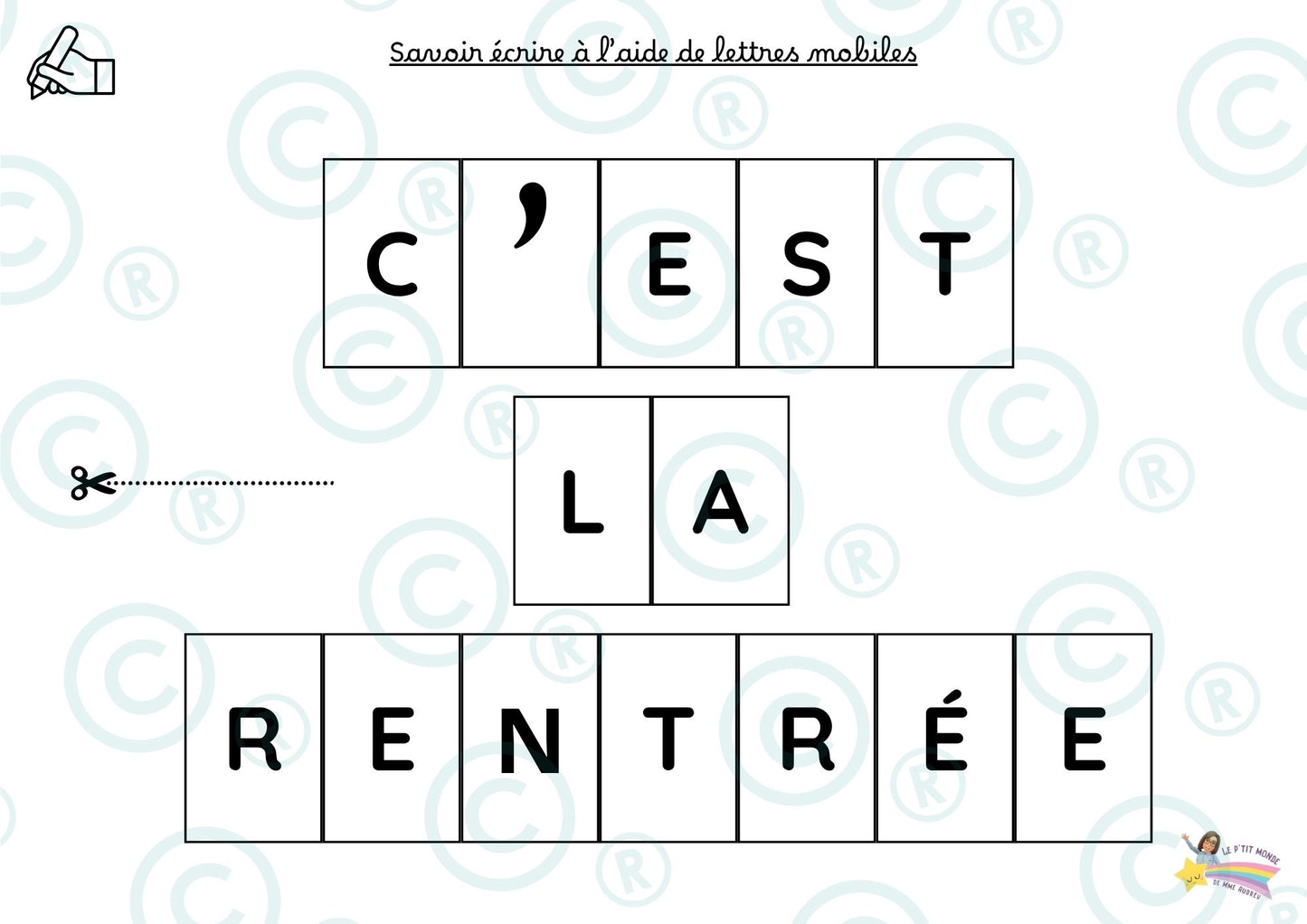 Mon dossier d'activités pour la RENTRÉE des classes PDF ( Maternelle)