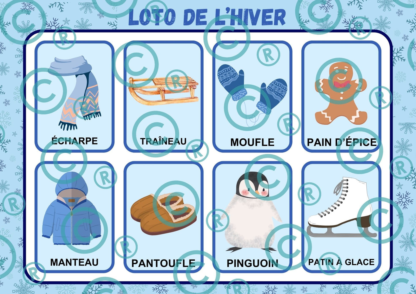 PDF loto de l'hiver PDF