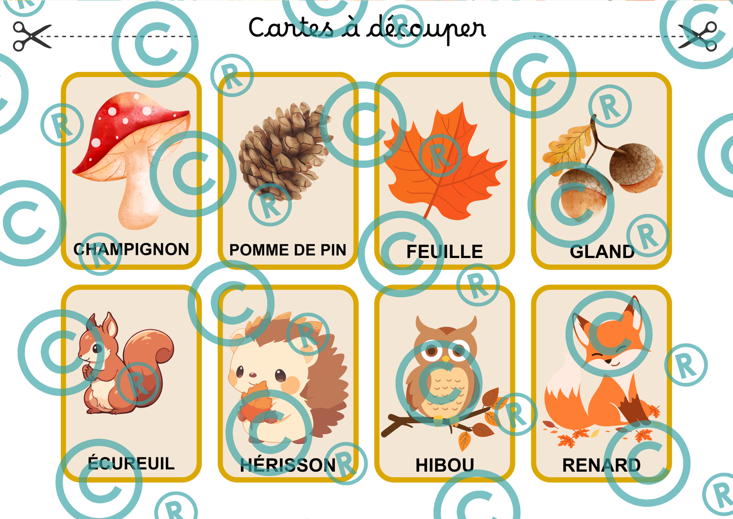 Loto de l'automne PDF