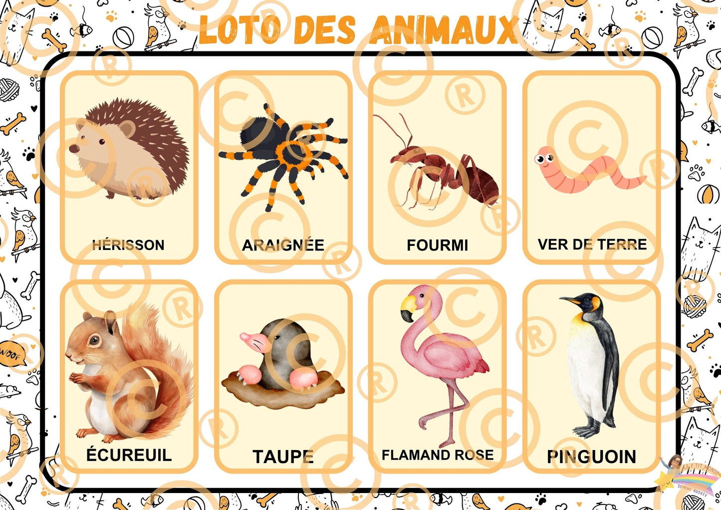 PDF Loto des animaux PDF
