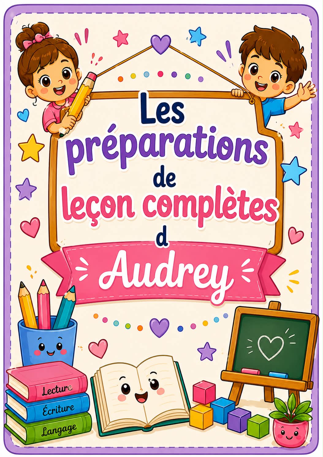 Les préparations de leçon complètes d'Audrey en PDF