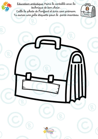 Mon dossier d'activités pour la RENTRÉE des classes PDF ( Maternelle)