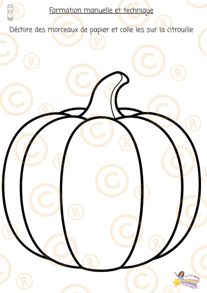 Mon p'tit dossier sur l' AUTOMNE et HALLOWEEN (PDF)