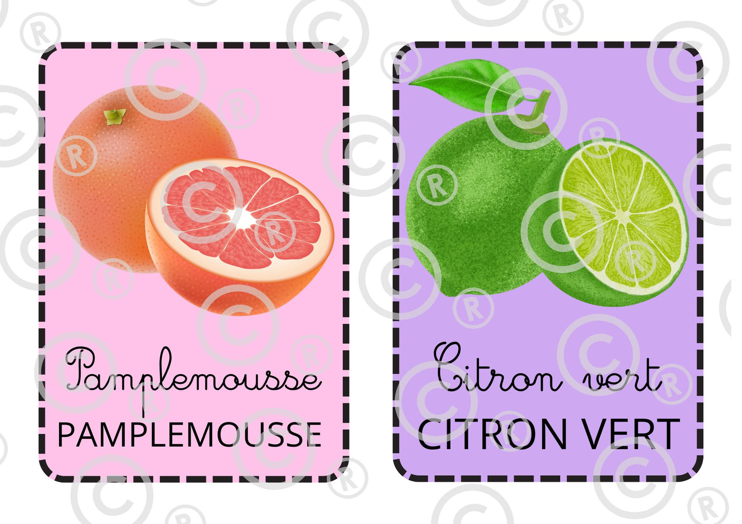 NOUVEAU ! Le tourne'mots sur LES FRUITS