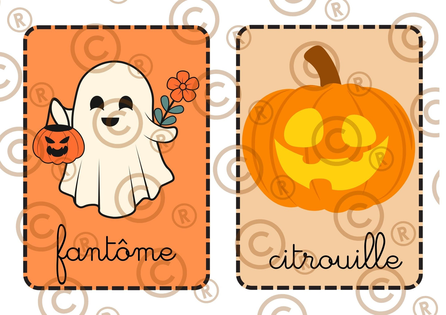 Tourne'mots sur le thème d'Halloween