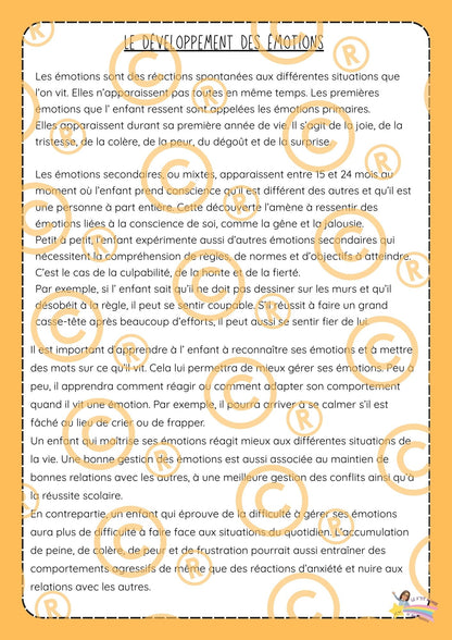 Mon p'tit dossier sur Les Emotions (NEW)