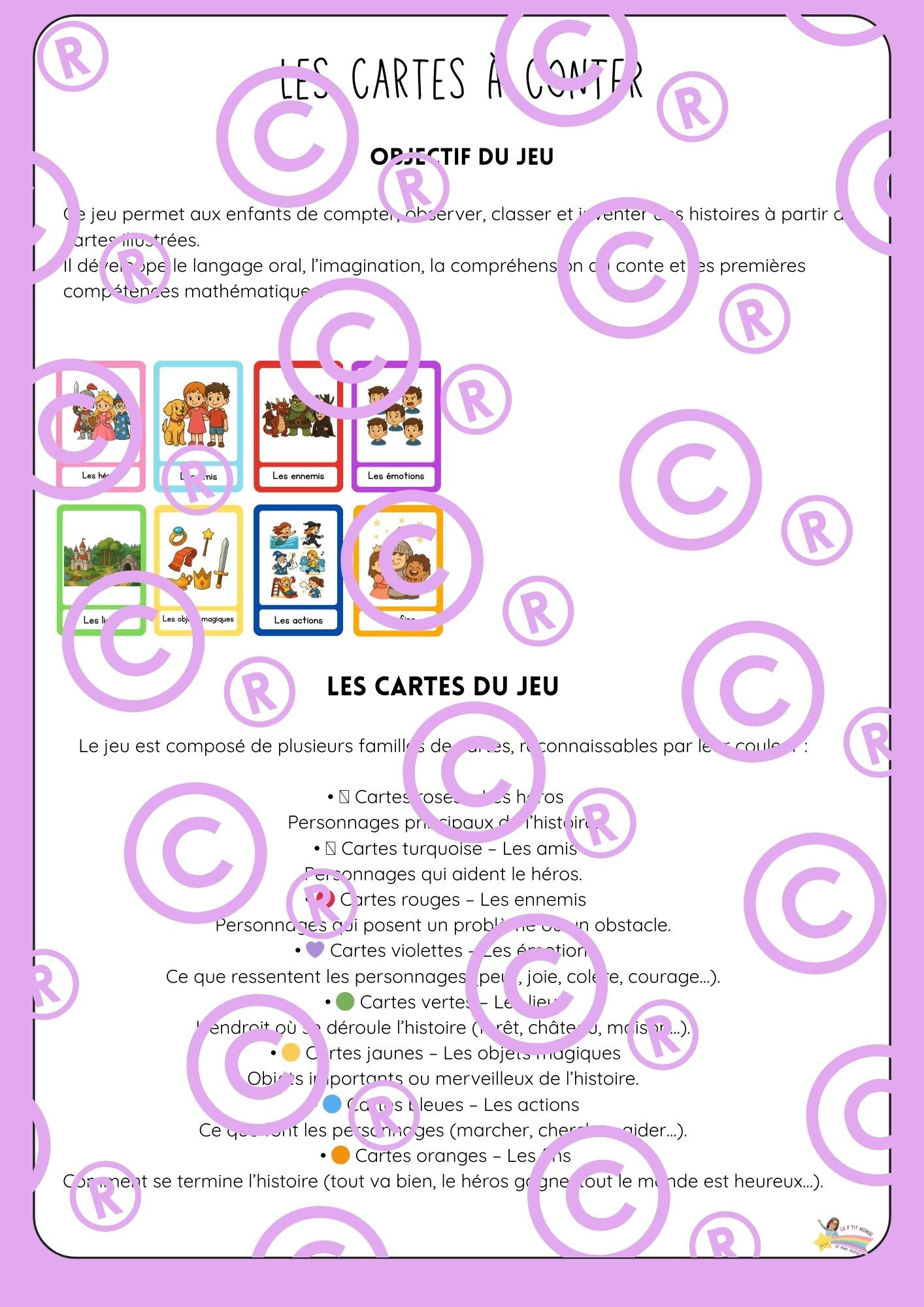 Mon dossier sur les contes ( maternelles / P1/P2)