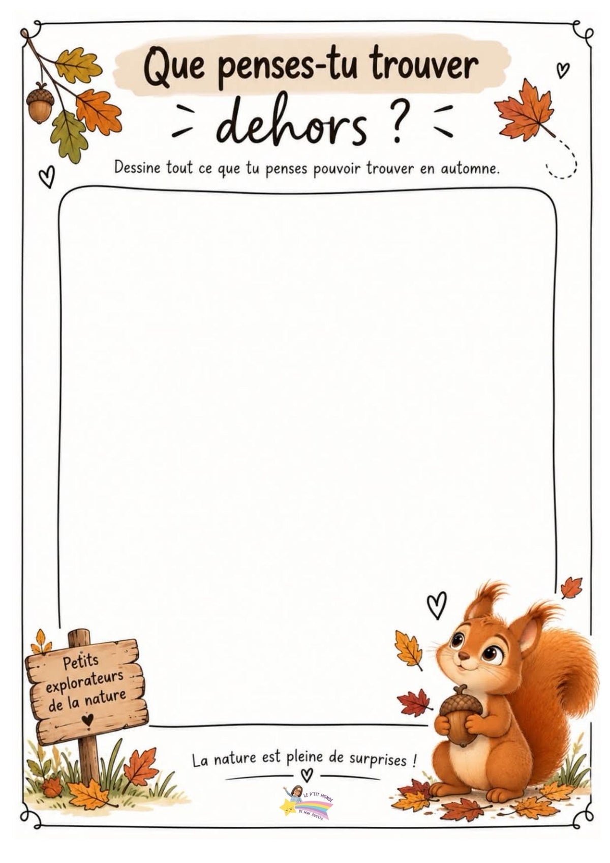 NOUVEAU : Le carnet des petits explorateurs de l'AUTOMNE pour les maternelles (Ecole du dehors) PDF