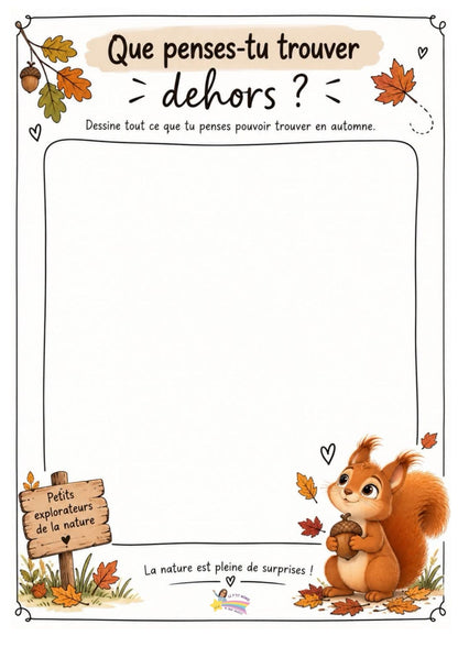 NOUVEAU : Le carnet des petits explorateurs de l'AUTOMNE pour les maternelles (Ecole du dehors) PDF