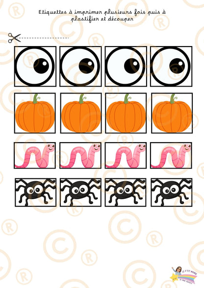 Mon p'tit dossier sur l' AUTOMNE et HALLOWEEN (PDF)