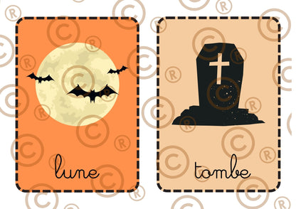 Tourne'mots sur le thème d'Halloween