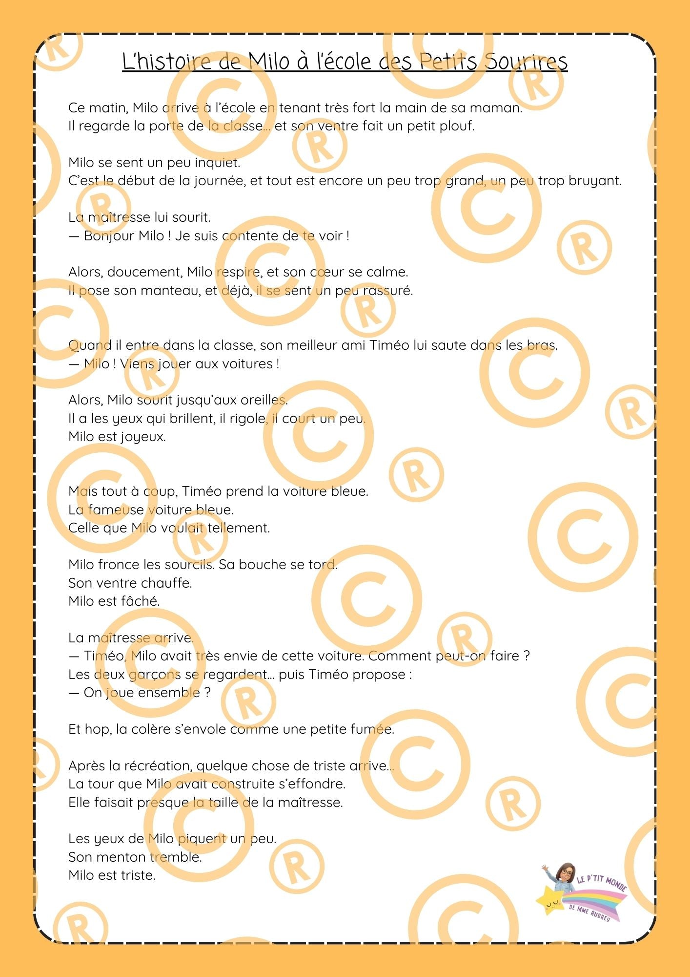 Mon p'tit dossier sur Les Emotions (NEW)