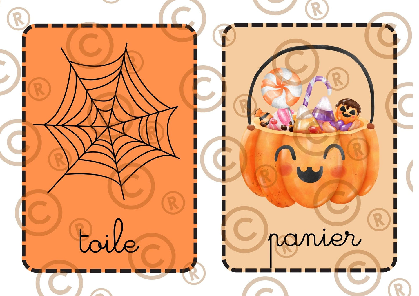 Tourne'mots sur le thème d'Halloween