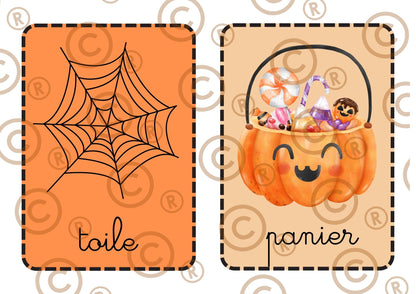 Tourne'mots sur le thème d'Halloween