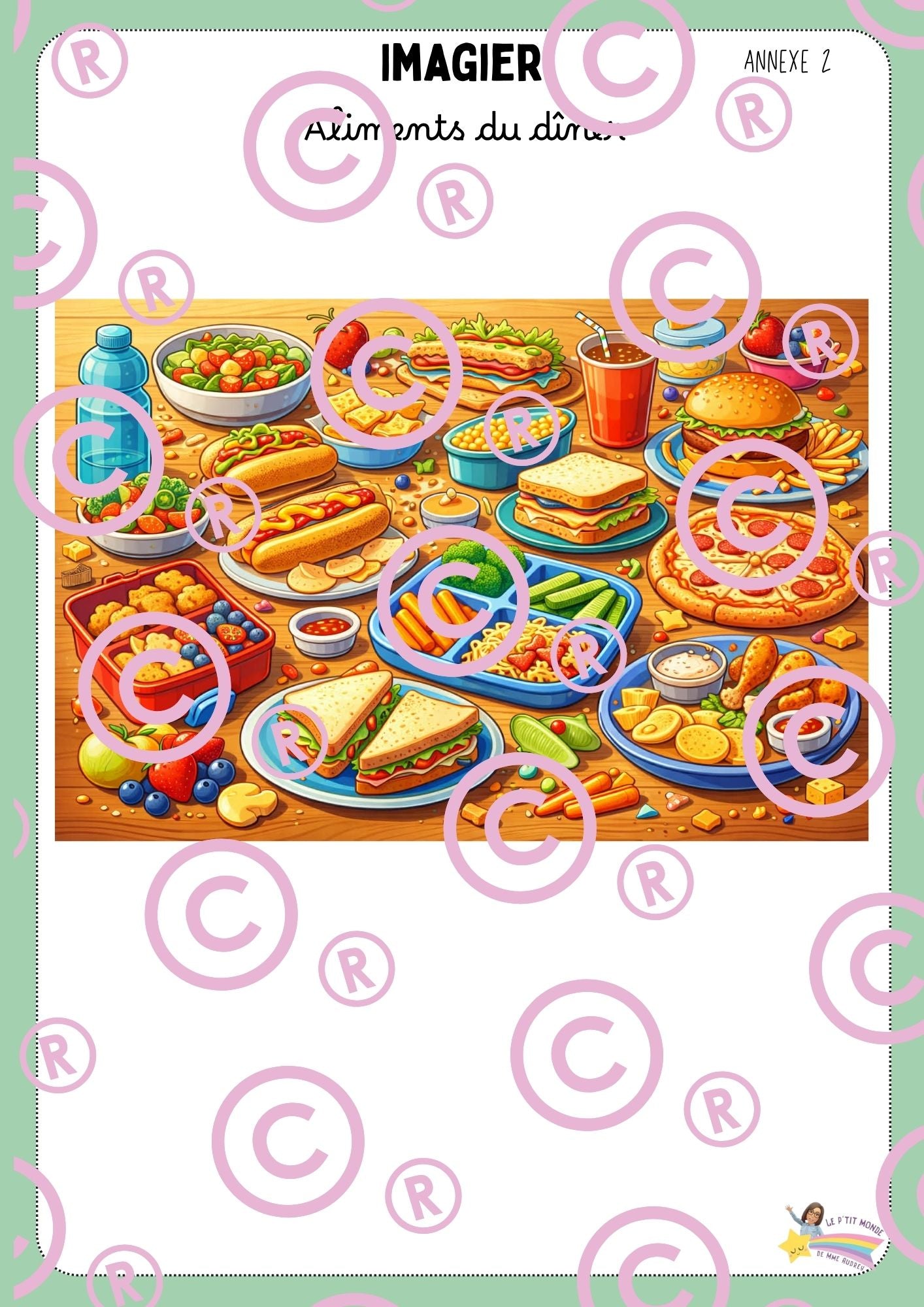 Mon dossier sur l'alimentation