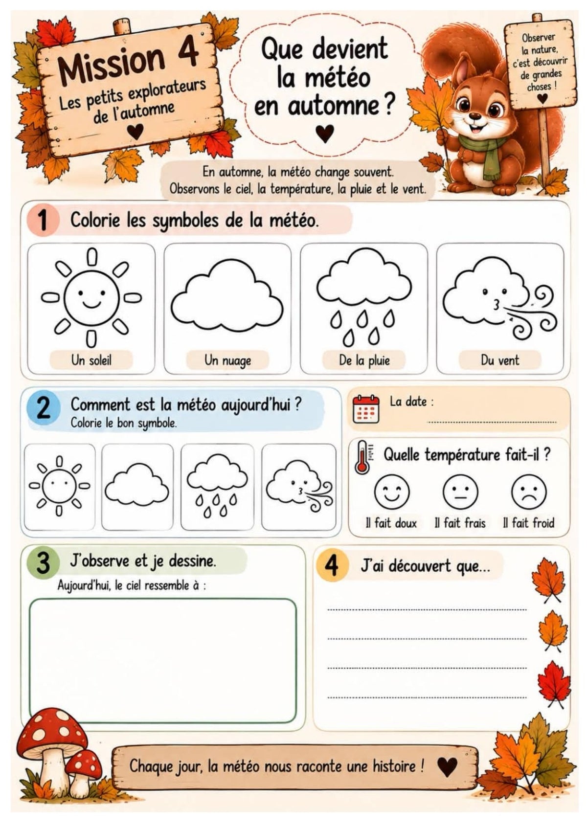 NOUVEAU : Le carnet des petits explorateurs de l'AUTOMNE pour les maternelles (Ecole du dehors) PDF