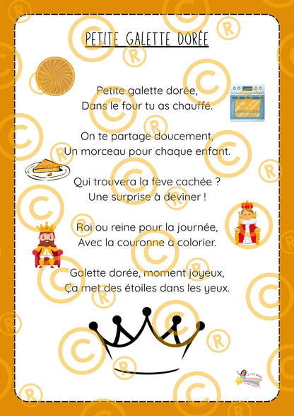 Mon p'tit dossier sur "La galette des rois" L'épiphanie
