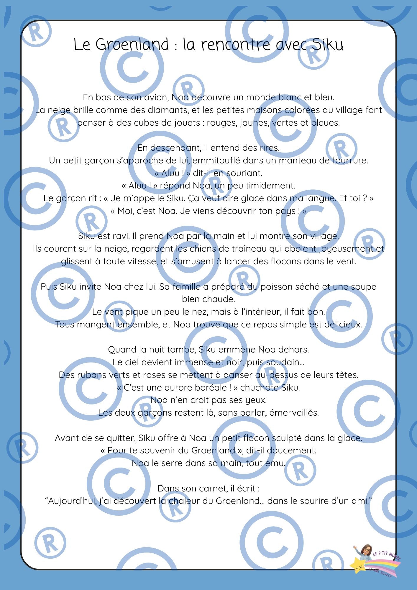 Eveil aux langues : Voyages aux pays des glaces