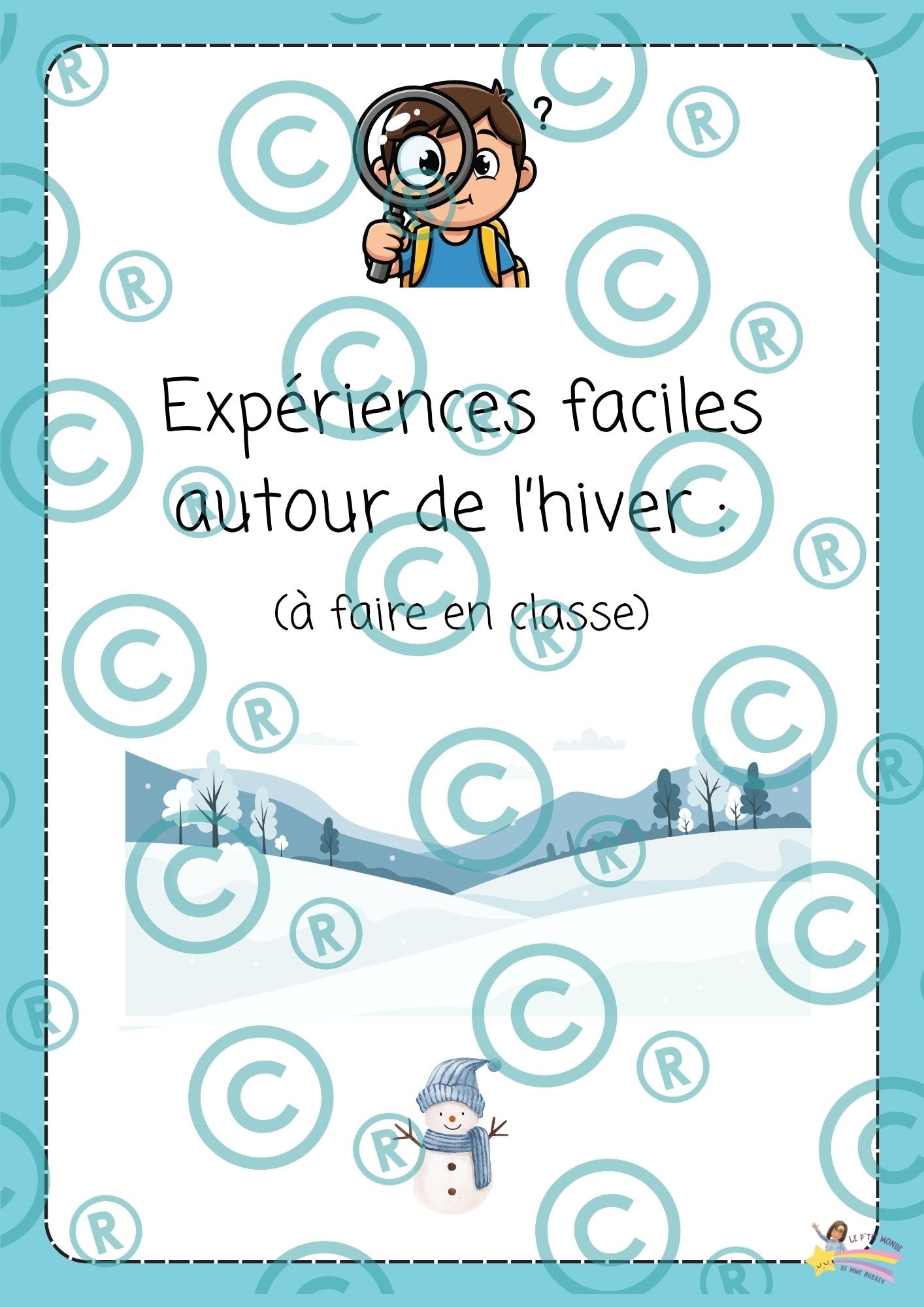 NOUVEAU ! Mon p'tit dossier : L'hiver ( maternelles)