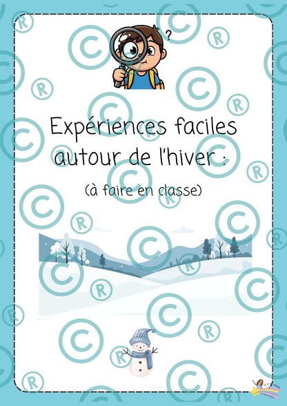 NOUVEAU ! Mon p'tit dossier : L'hiver ( maternelles)