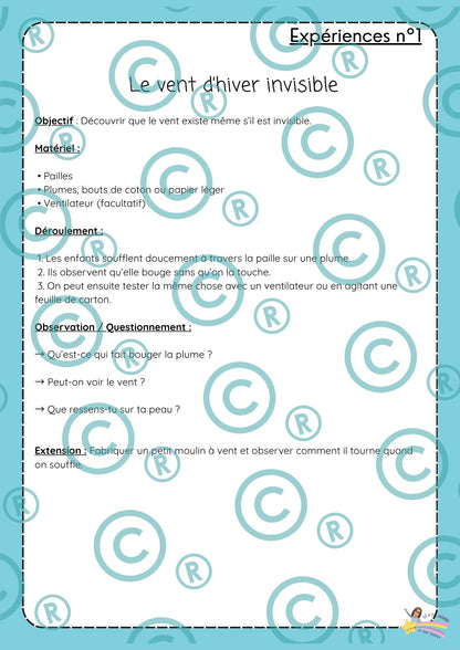 NOUVEAU ! Mon p'tit dossier : L'hiver ( maternelles)