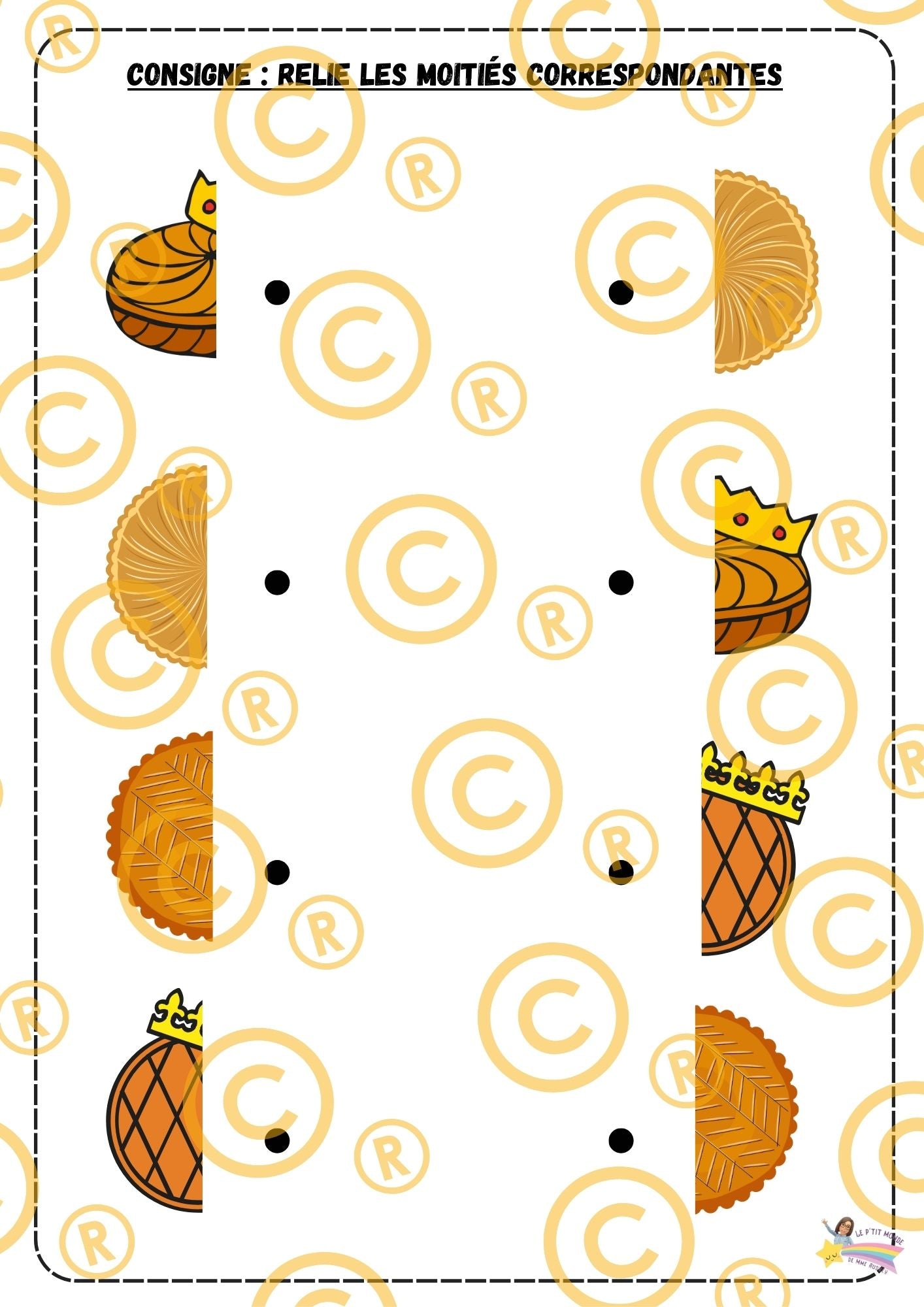 Mon p'tit dossier sur "La galette des rois" L'épiphanie