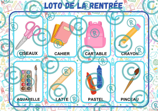 Loto de la Rentrée PDF