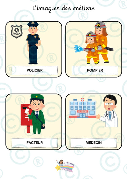 NOUVEAU ! Mes p'tits projets : LES MÉTIERS