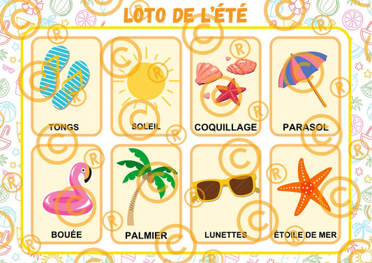 PDF loto de l'été PDF