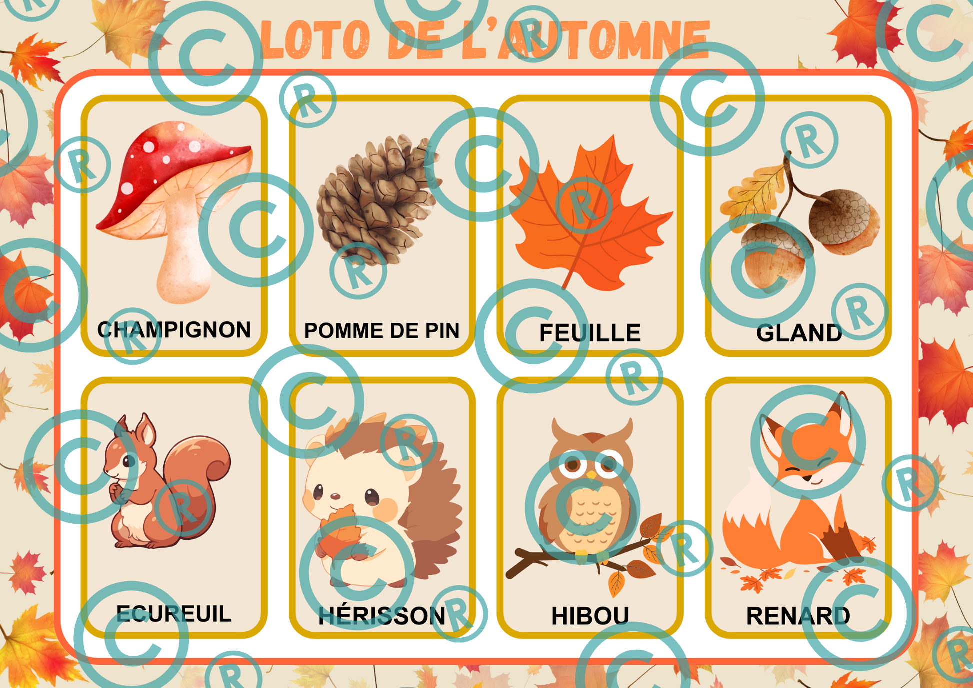 Loto de l'automne