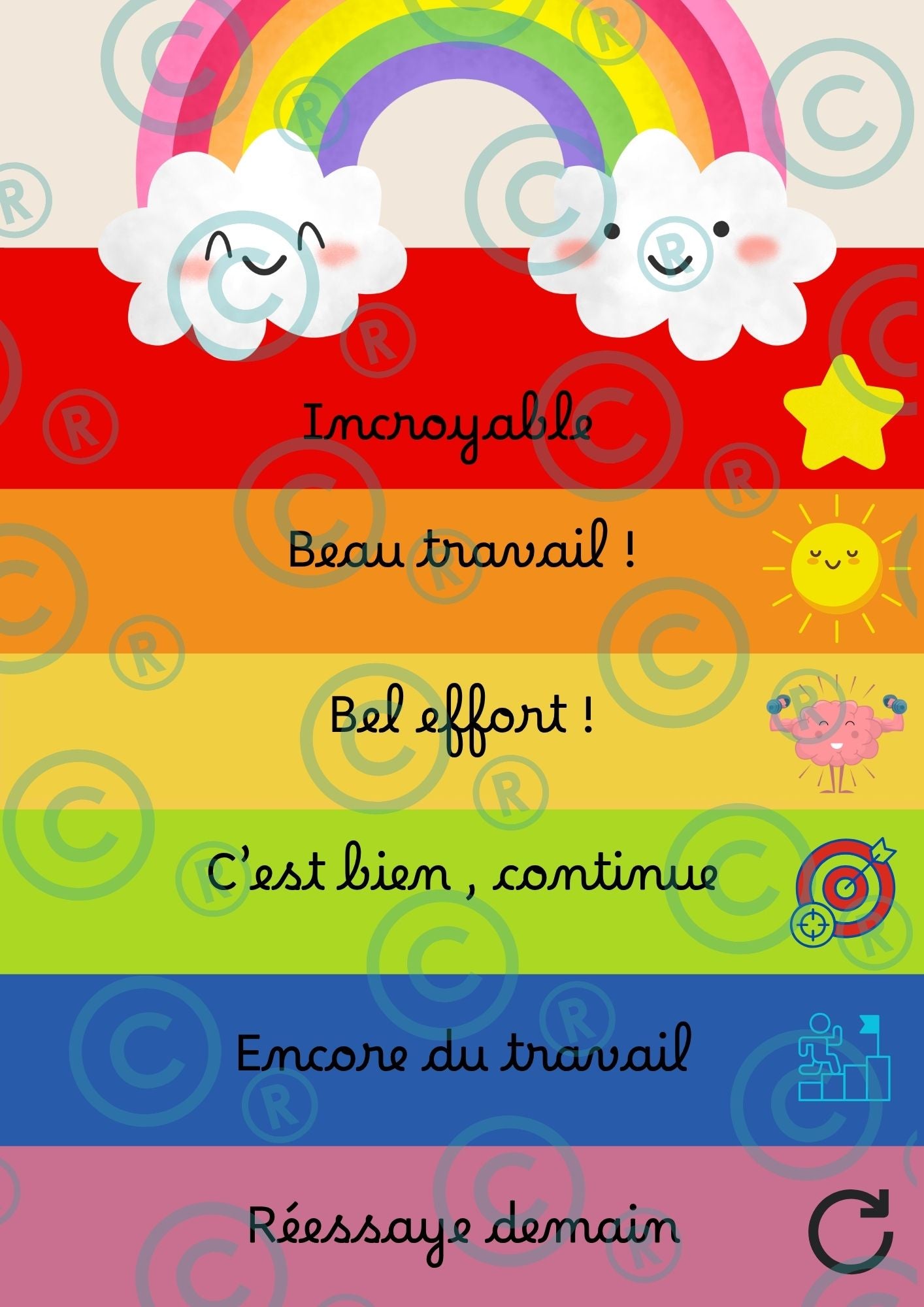 1 année d'affichage pour ma classe maternelle PDF