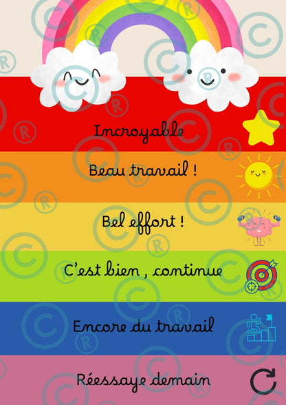 1 année d'affichage pour ma classe maternelle PDF