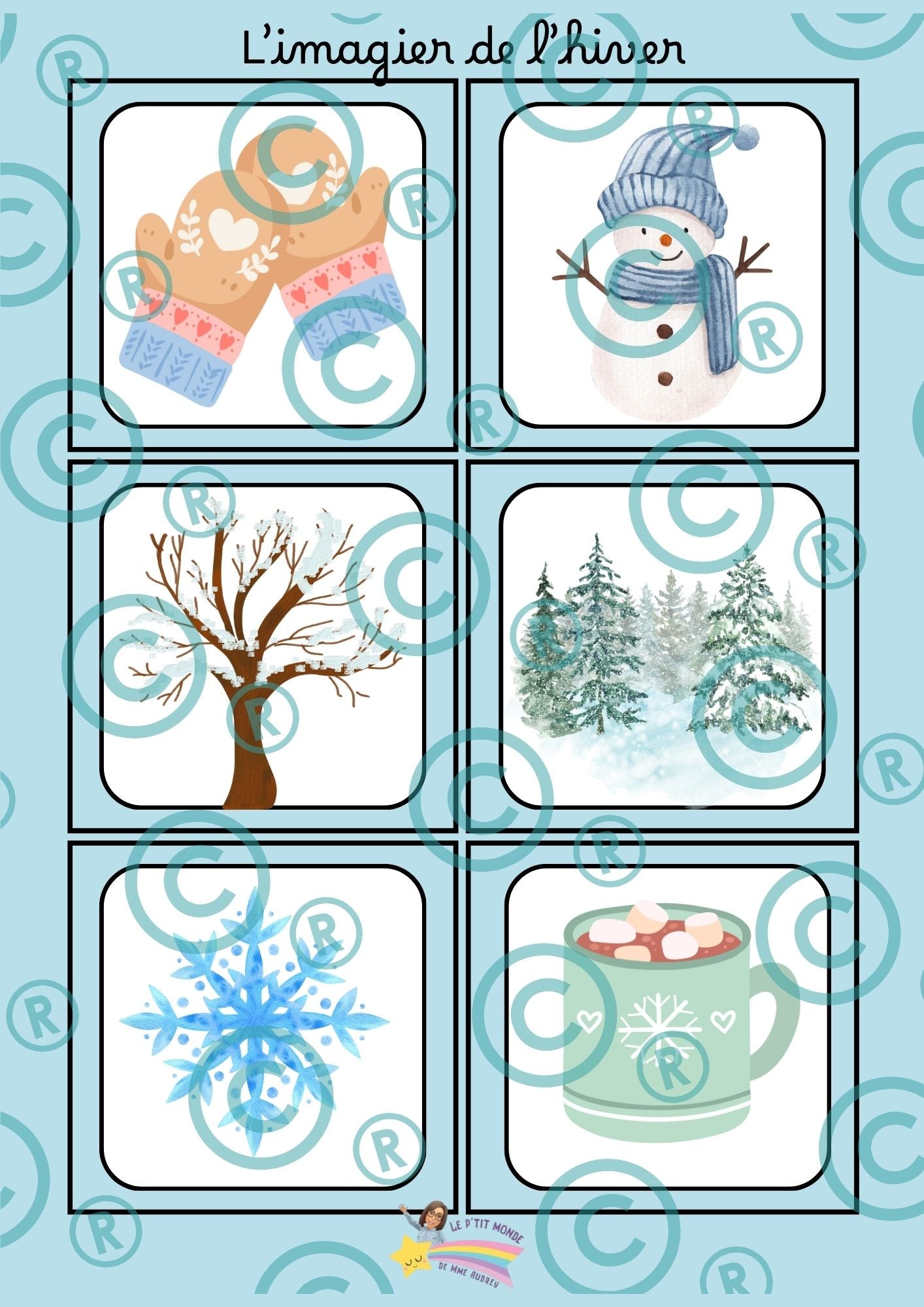 NOUVEAU ! Mon p'tit dossier : L'hiver ( maternelles)