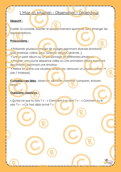 Mon p'tit dossier sur Les Emotions (NEW)