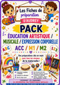PACK Education artistique/musicale/corporelle de préparations de leçon complètes Acc/M1/M2 PDF