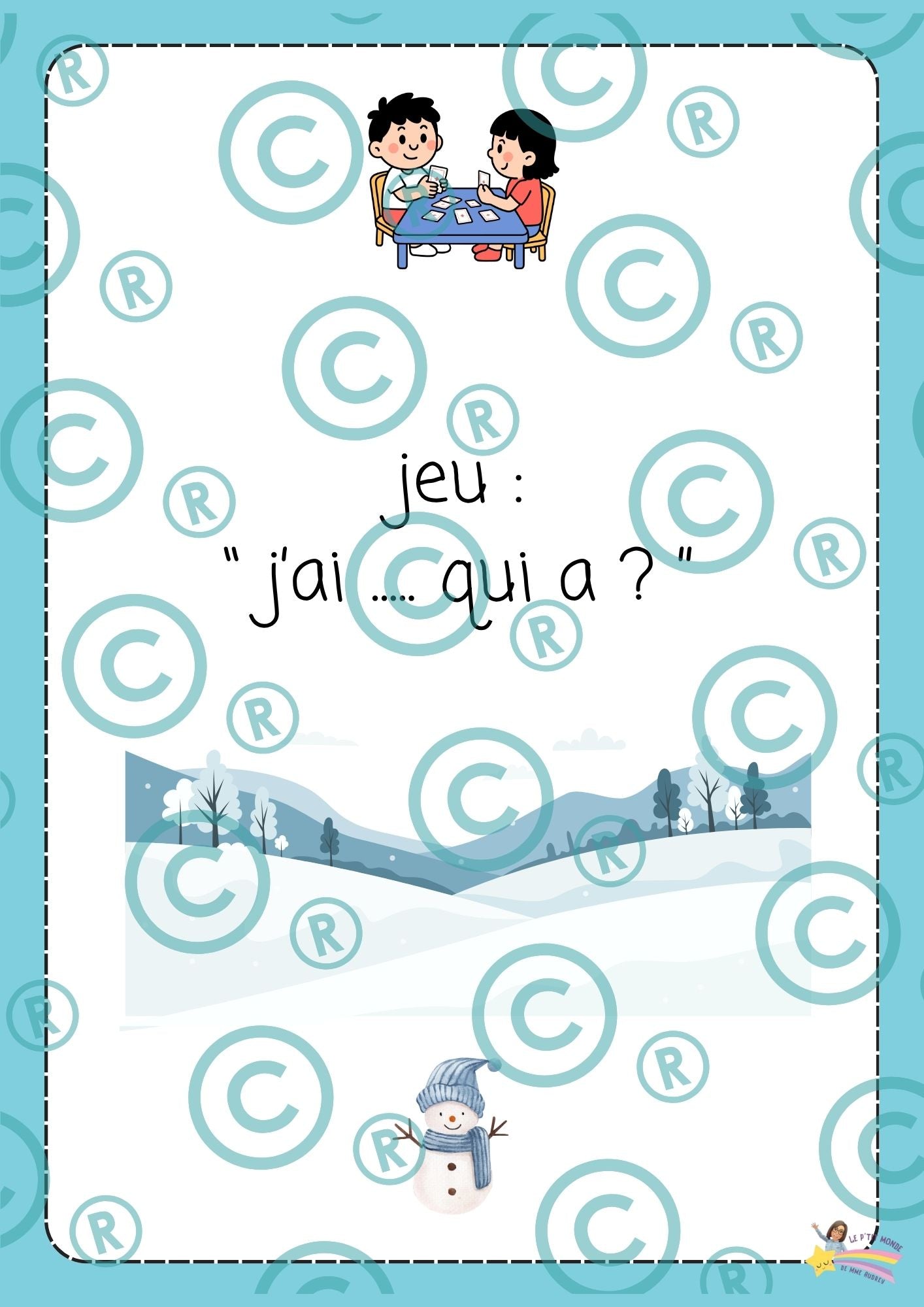 NOUVEAU ! Mon p'tit dossier : L'hiver ( maternelles)