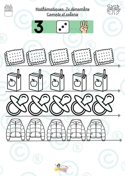 Mon dossier d'activités pour la RENTRÉE des classes PDF ( Maternelle)