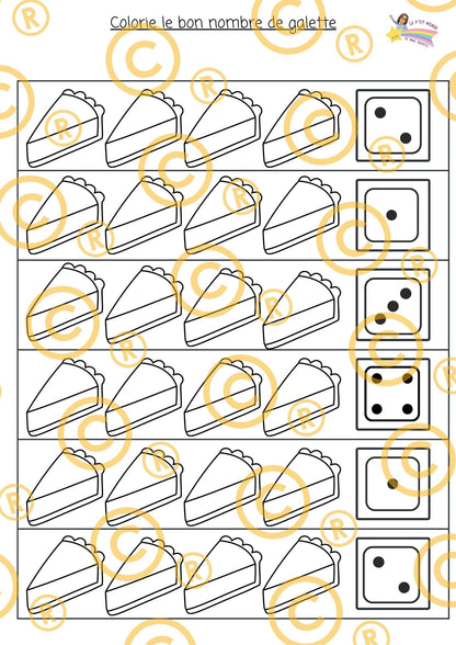 Mon p'tit dossier sur "La galette des rois" L'épiphanie