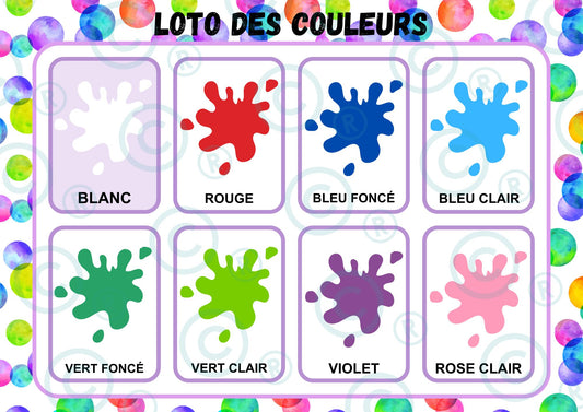 PDF Loto "des couleurs" PDF