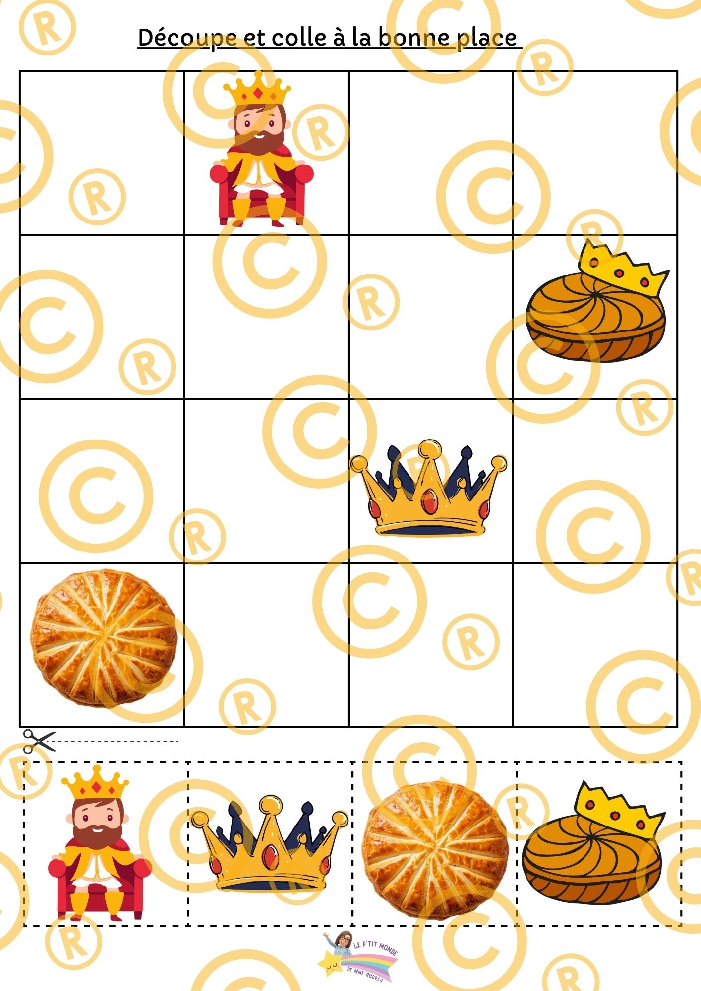 Mon p'tit dossier sur "La galette des rois" L'épiphanie