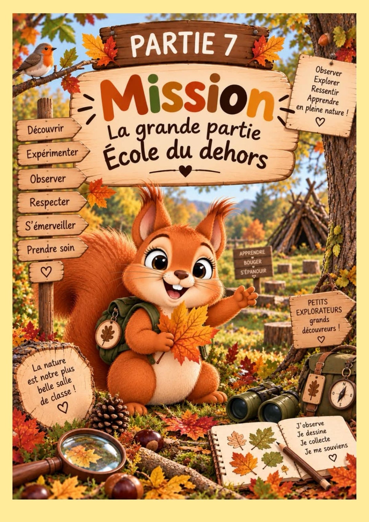 NOUVEAU : Le carnet des petits explorateurs de l'AUTOMNE pour les maternelles (Ecole du dehors) PDF