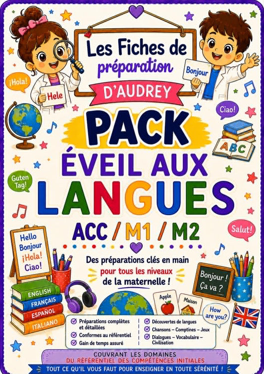 PACK EVEIL AUX LANGUES de préparations complètes Acc/M1/M2 PDF