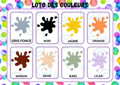 PDF Loto "des couleurs" PDF