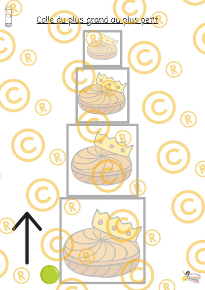 Mon p'tit dossier sur "La galette des rois" L'épiphanie