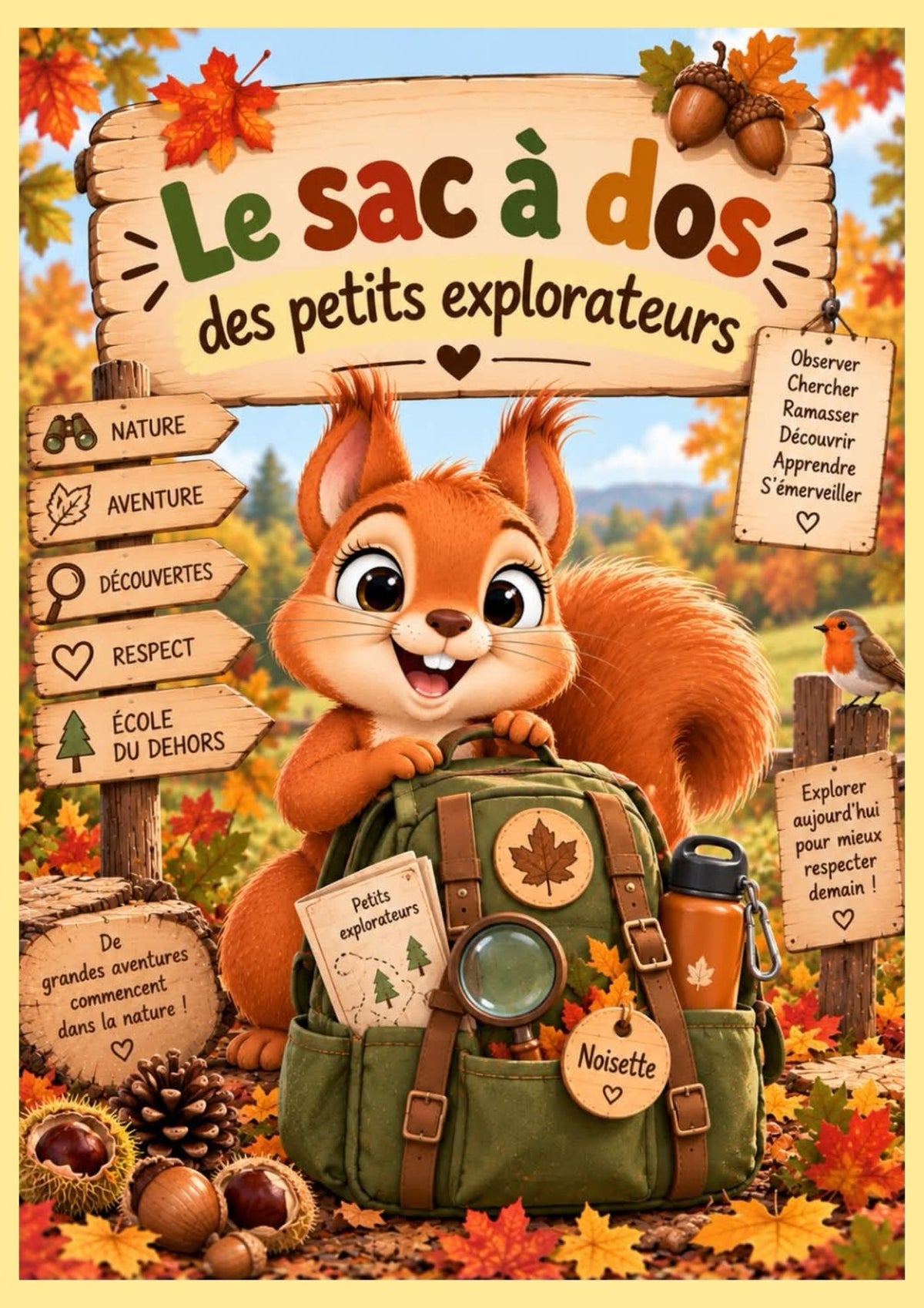 NOUVEAU : Le carnet des petits explorateurs de l'AUTOMNE pour les maternelles (Ecole du dehors) PDF