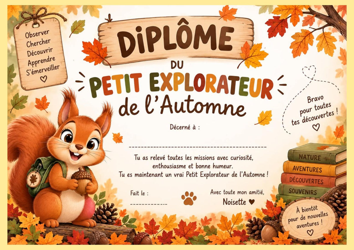 NOUVEAU : Le carnet des petits explorateurs de l'AUTOMNE pour les maternelles (Ecole du dehors) PDF