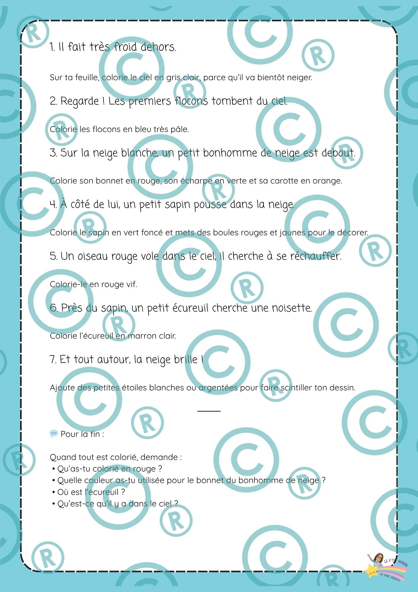 NOUVEAU ! Mon p'tit dossier : L'hiver ( maternelles)